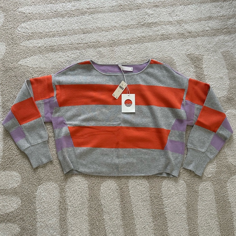 Anthropologie Daily Practice Striped Sweater